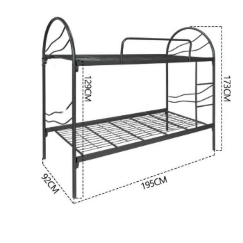 KT WARE DD9011 Double decker bed heavy duty /katil 2 tingkat bermutu tinggi  katil bujang hostel bed