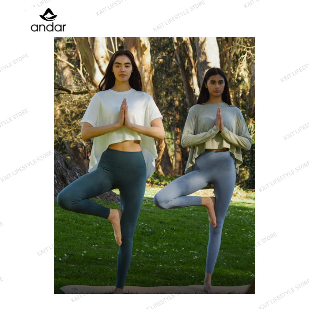 ★andar★ Air Cooling Genie Signature 7-Part Leggings andar] Aircooling Gini Signature Leggings (Performance Blue)