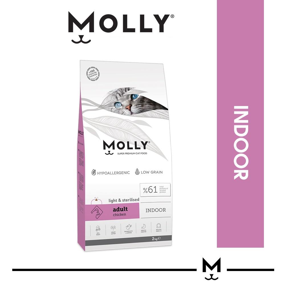 Molly 2kg (Original Pack) Dry Cat Food for Adult/ Kitten Mother