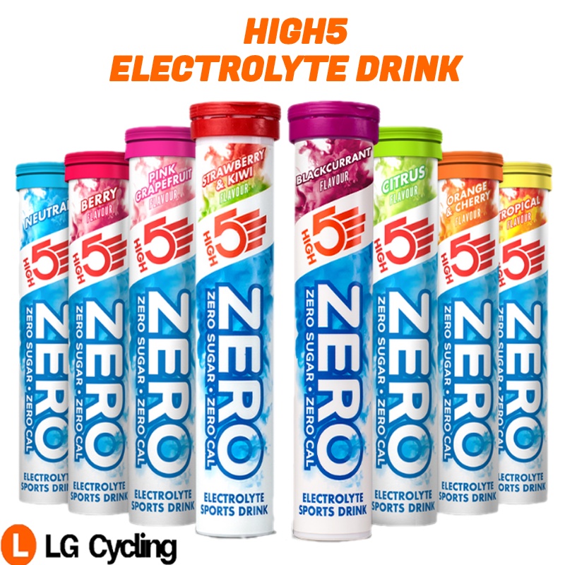 High5 ZERO 20 Tabs Per Tube Energy Electrolyte Hydration Recovery Sport Drink