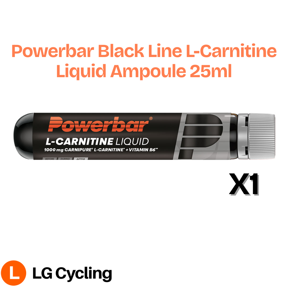 Powerbar Black Line L-Carnitine Liquid Ampoule 25ml 1000mg L-Carnitine  Vitamin B6 Vegan | Leading Sports Nutrition & Equipment Store | MYLGCycling  by LGS Group Malaysia