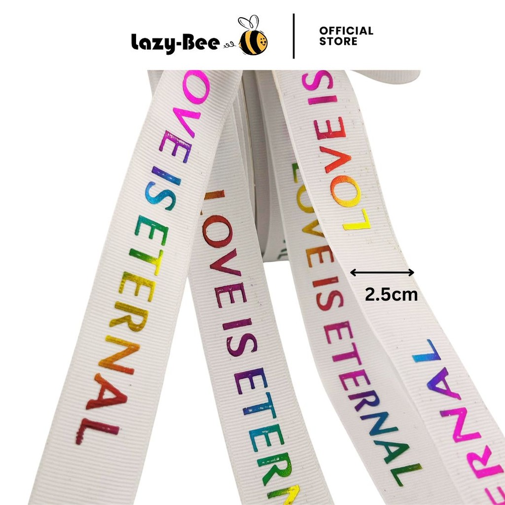 LAZY BEE Ribbon LOVE IS ETERNAL Reben Riben Gift | www.Lazy-Bee.com