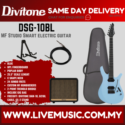 Divitone DSG-10 MF Studio Smart Electric Guitar With On-Board