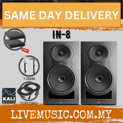 Kali Audio IN-8 8-inch Powered Studio Monitor with Monitor Stand ...