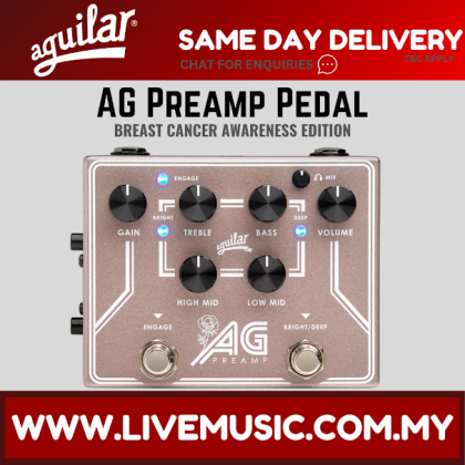 Aguilar AG Bass Limited Edition Breast Cancer Awareness Month