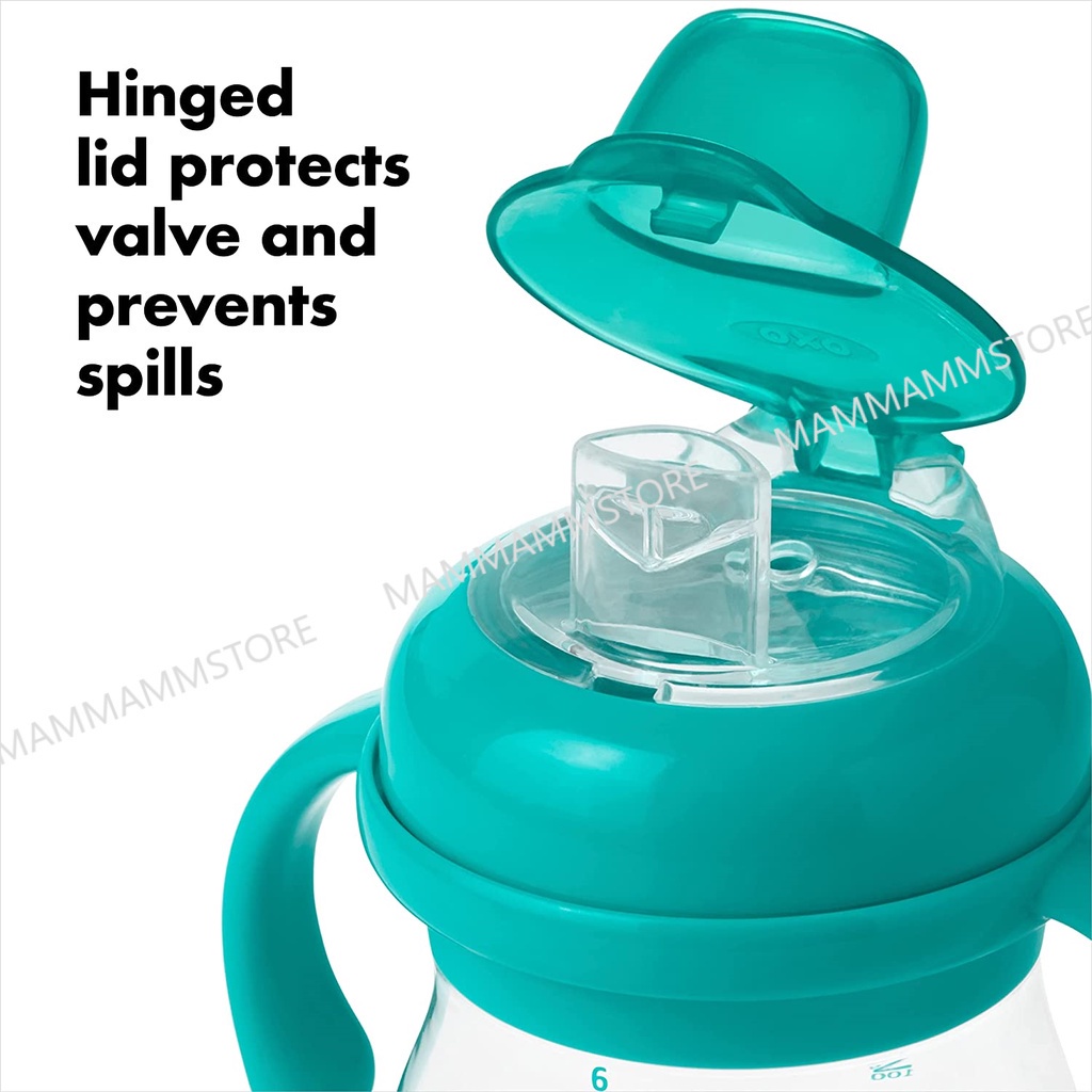 OXO Tot Grow Soft Spout Cup / Straw Cup / Twist Top Water Bottle 150ml