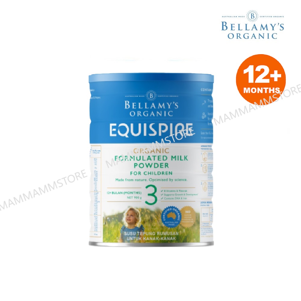 ミルク Bellamy's Organic Toddler Milk Drink 900 Bellamy's Organic Equispire Toddler Milk (Step 3) 900g