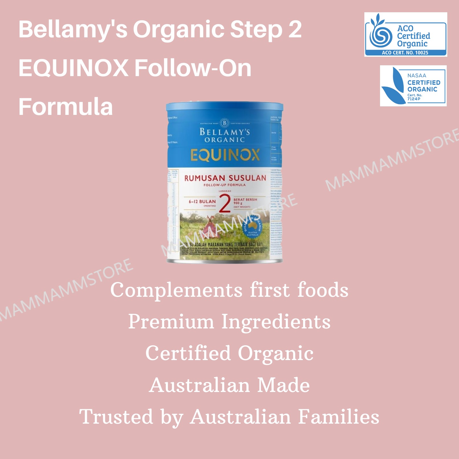 ミルク Bellamy's Organic Follow-On Formula 900g Bellamy's Organic Step 2 Follow-On Formula 900 g : Amazon