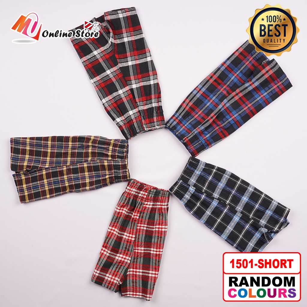 MU SELUAR PENDEK DAN SELUAR PANJANG DEWASA / UNISEX SHORT AND LONG PANTS / SELUAR GETAH / SLEEPWEAR 