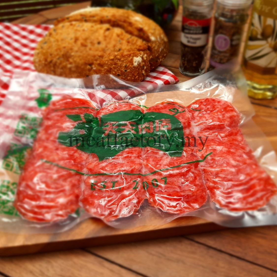 J41 Golden Coin Dried Meat (Raw) 金钱肉干 (生) (500g+/) MeatFactory