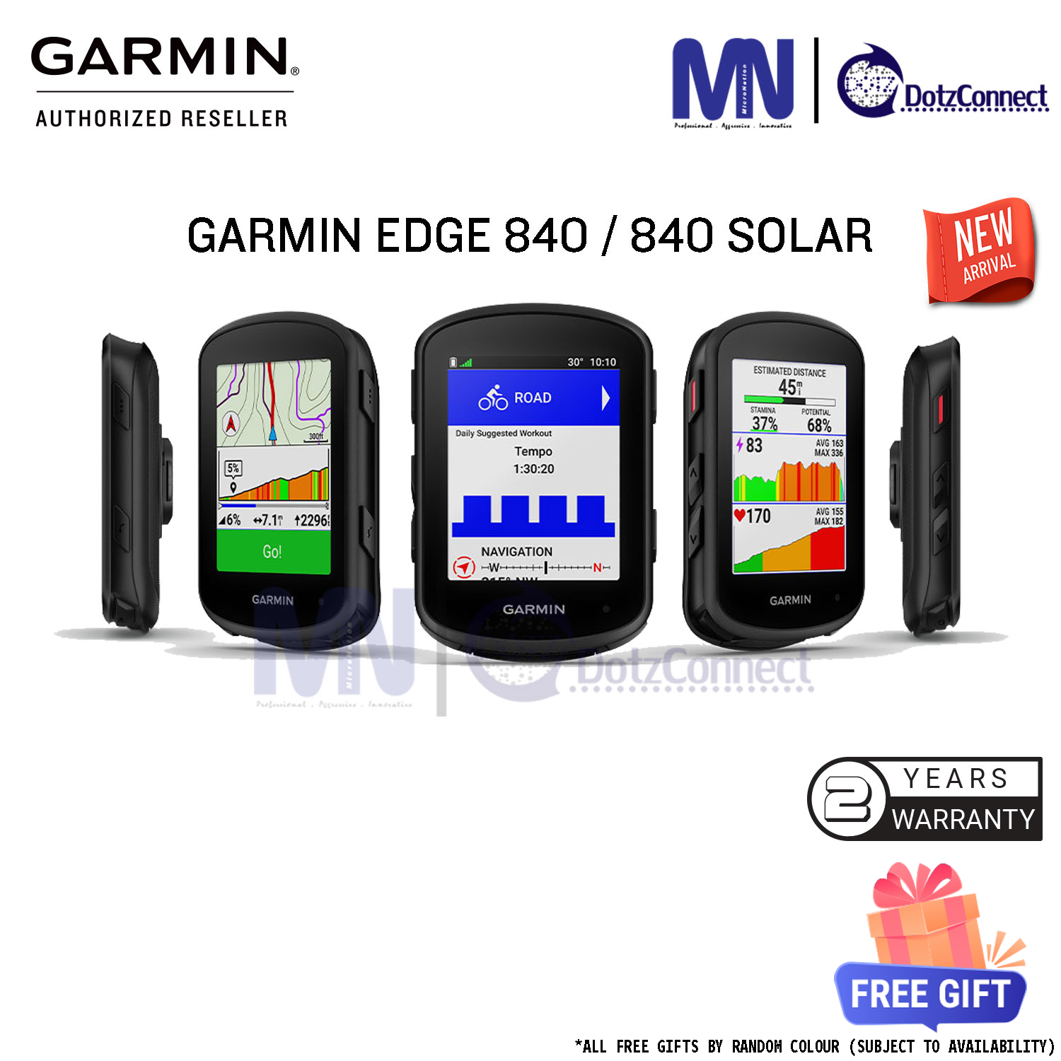 Garmin Edge 840 Solar / 840 / 830 Performance GPS Cycling Computer