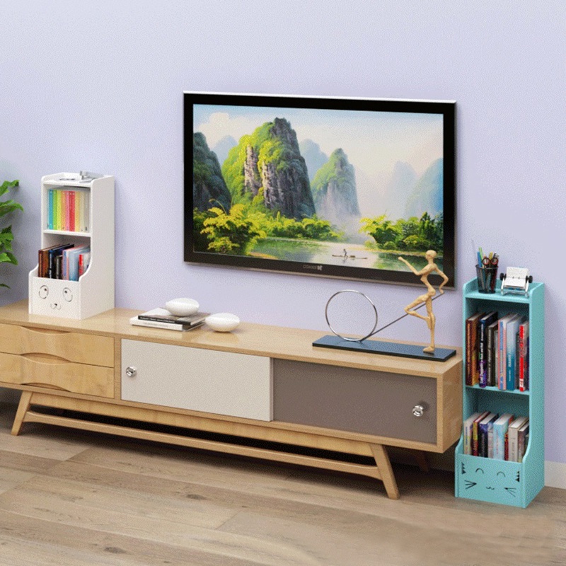 Student bookshelf simple children toy story books textbooks storage