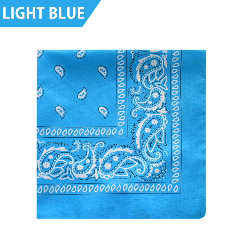 《 ???????? ???? 》 55x55cm Hip Hop Square Scarf Fashion Paisley Head Wrap Bandana Headband 涤纶方巾 NWD