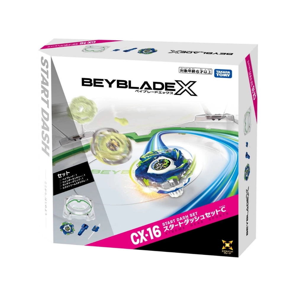 Takara Tomy Beyblade X CX-16 Start Dash Set C with Stadium 097280