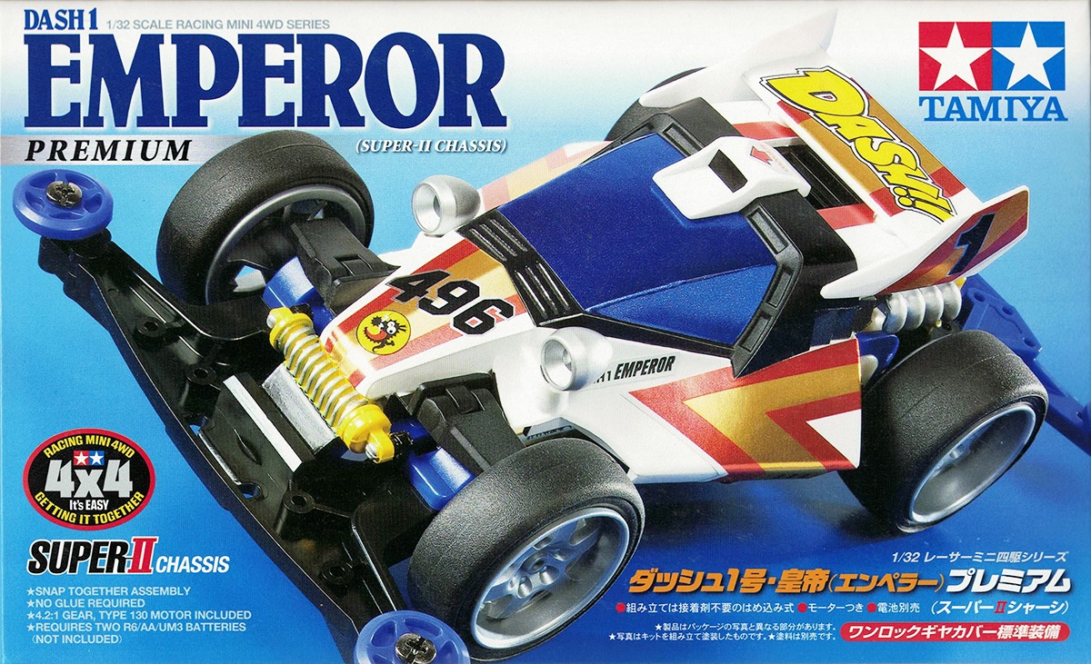 自動車 TAMIYA DASH EMPEROR PREMIUM 1/32 TAMIYA 18069 Mini 4WD Racing Car 1/32 DASH 1 EMPEROR Premium