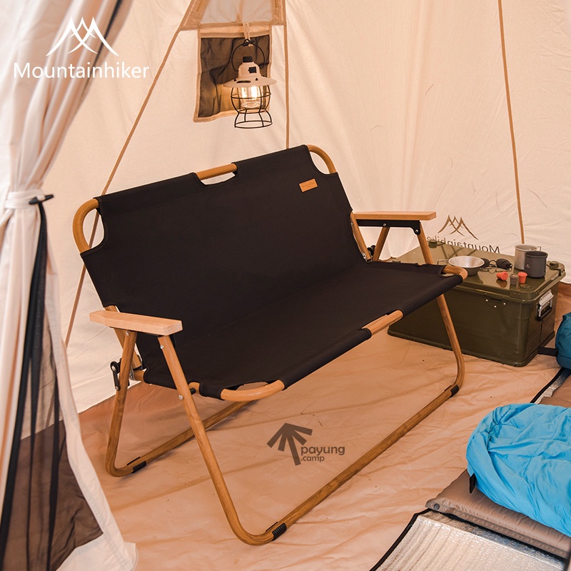 MOUNTAINHIKER SHINETRIP Double Seats Kermit Wood Grain Aluminium