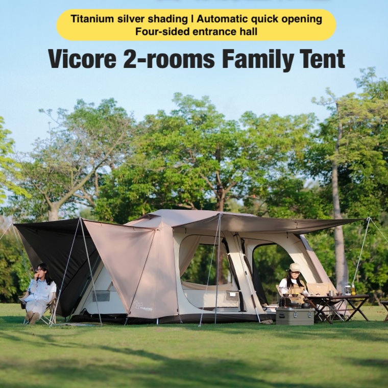 VIDALIDO Vicore Auto Tent 2022 Luxury Large Villa Camping Tent