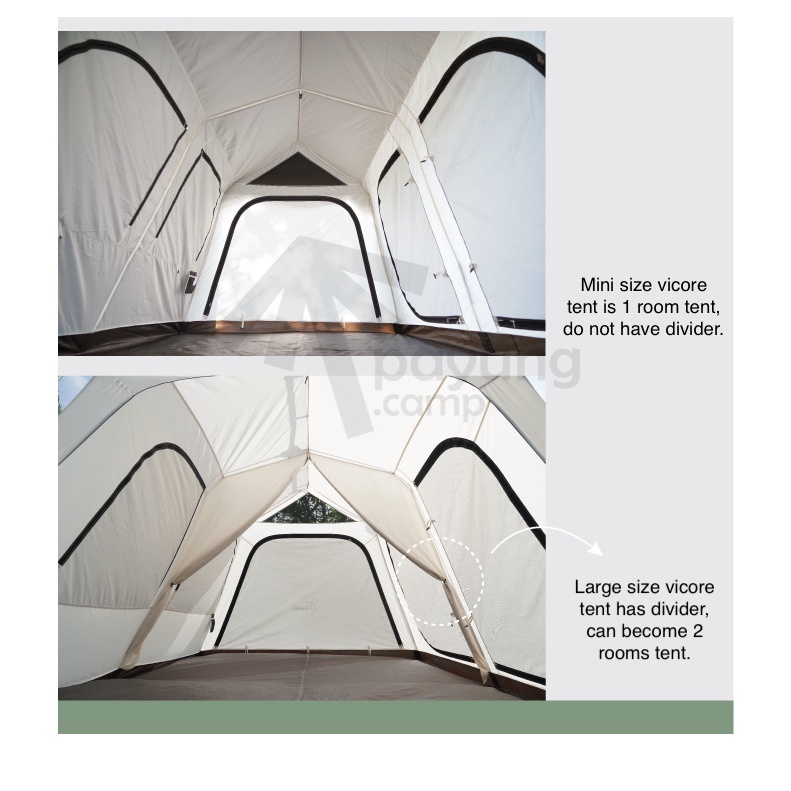 VIDALIDO Vicore Auto Tent 2022 Luxury Large Villa Camping Tent