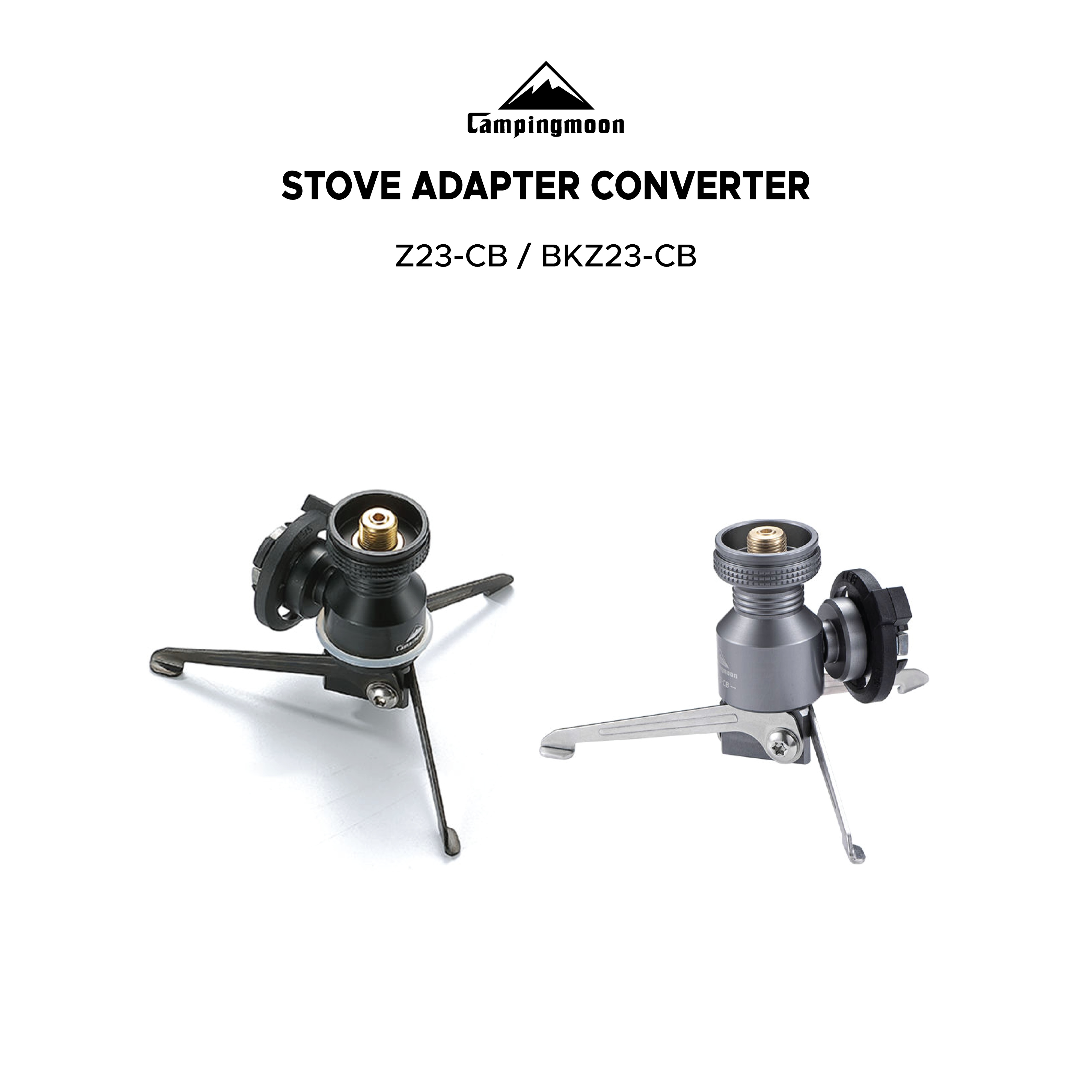 CAMPINGMOON Stand Type Adapter Z23-CB convert Butane Canister to