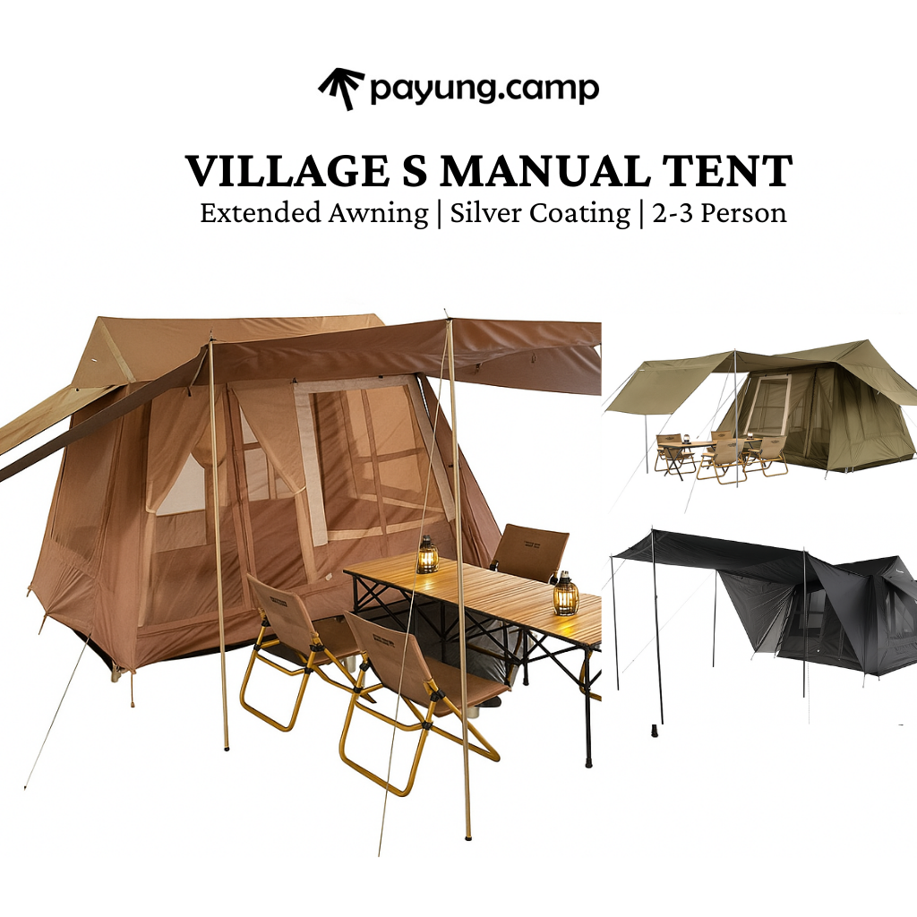 PAYUNG.CAMP Village S aka Velociraptor Manual Luxury Tent with