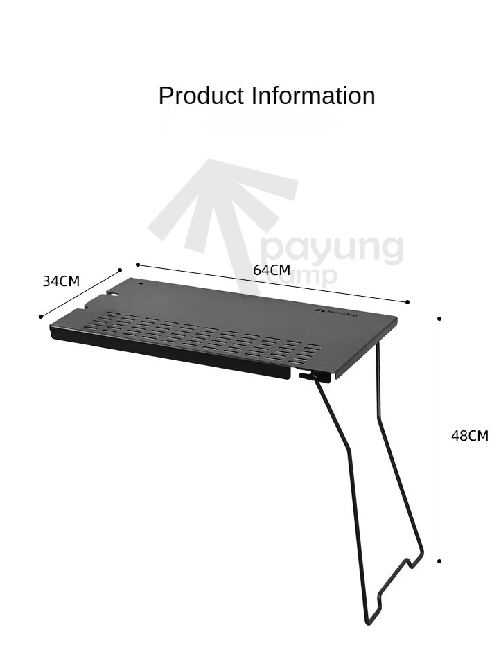 ShineTrip Portable Shelf Side Table Foldable Camping Connecting