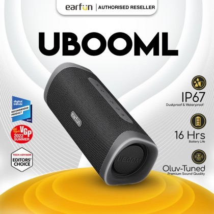 EarFun UBOOM® L JumboBass™ Portable Bluetooth Speaker - Oluv