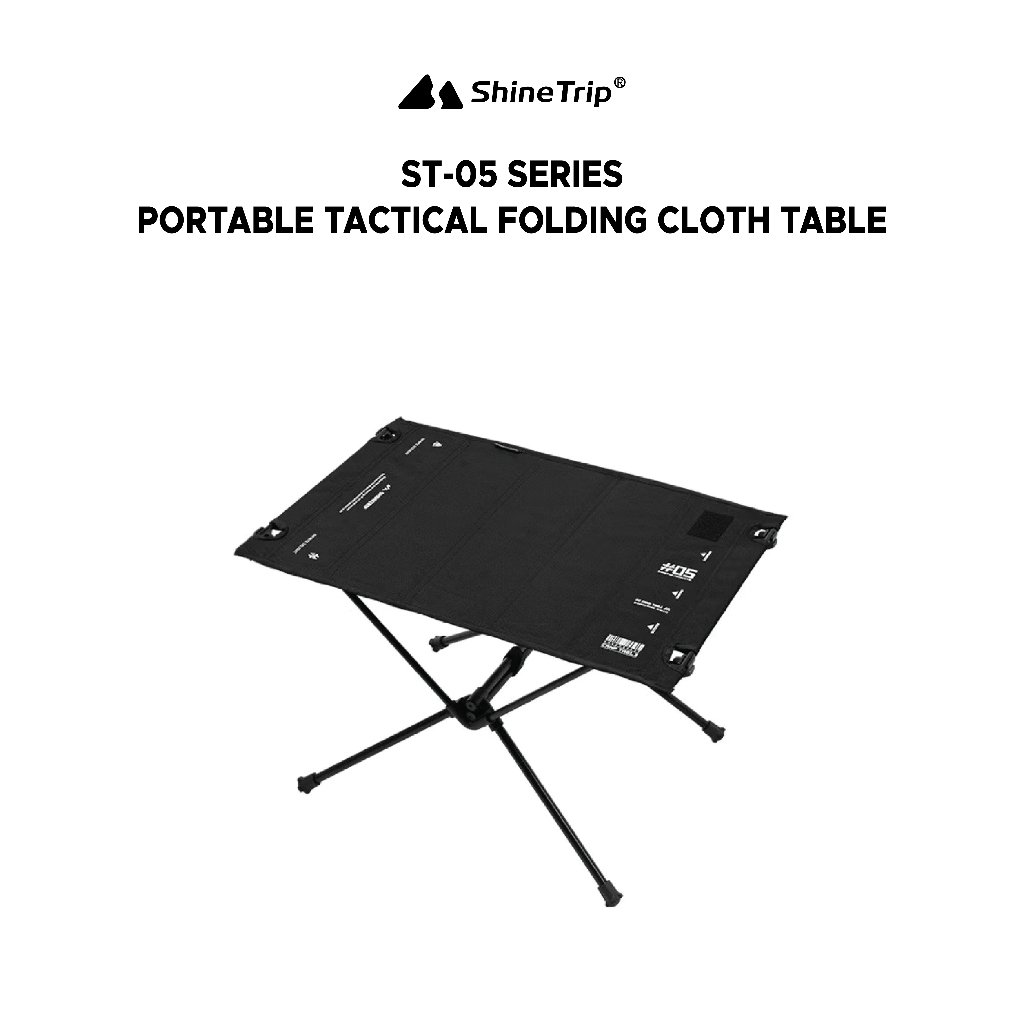 SHINETRIP ST-05 Series Portable Tactical Folding Cloth Table