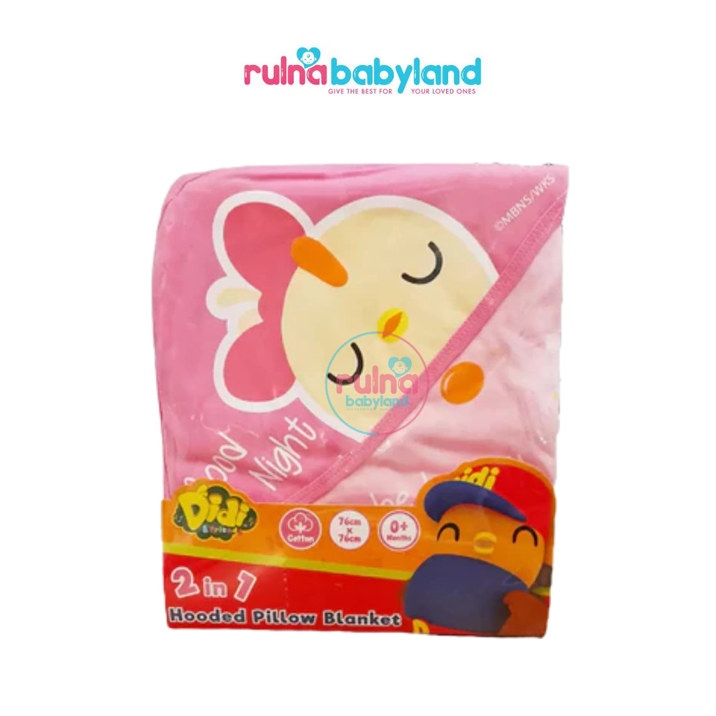 DIDI & FRIENDS/ MICKEY HOODED BLANKET SELIMUT BEDUNG BAYI