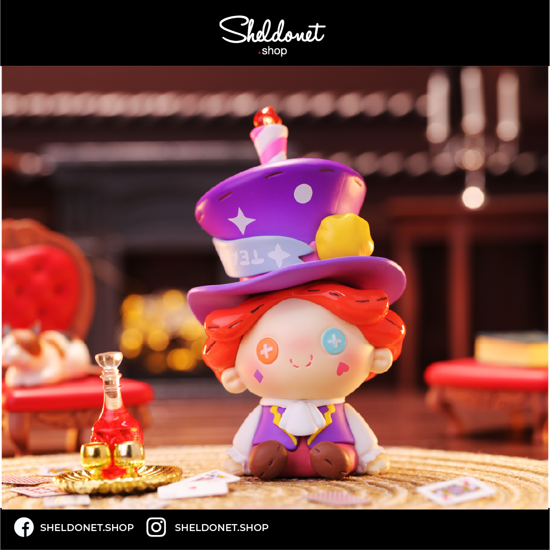 52Toys: PARTY2 てぃんくる　TEA LILITH Store Toy Sheldonet | (8+1) Party Tea Midnight 版画