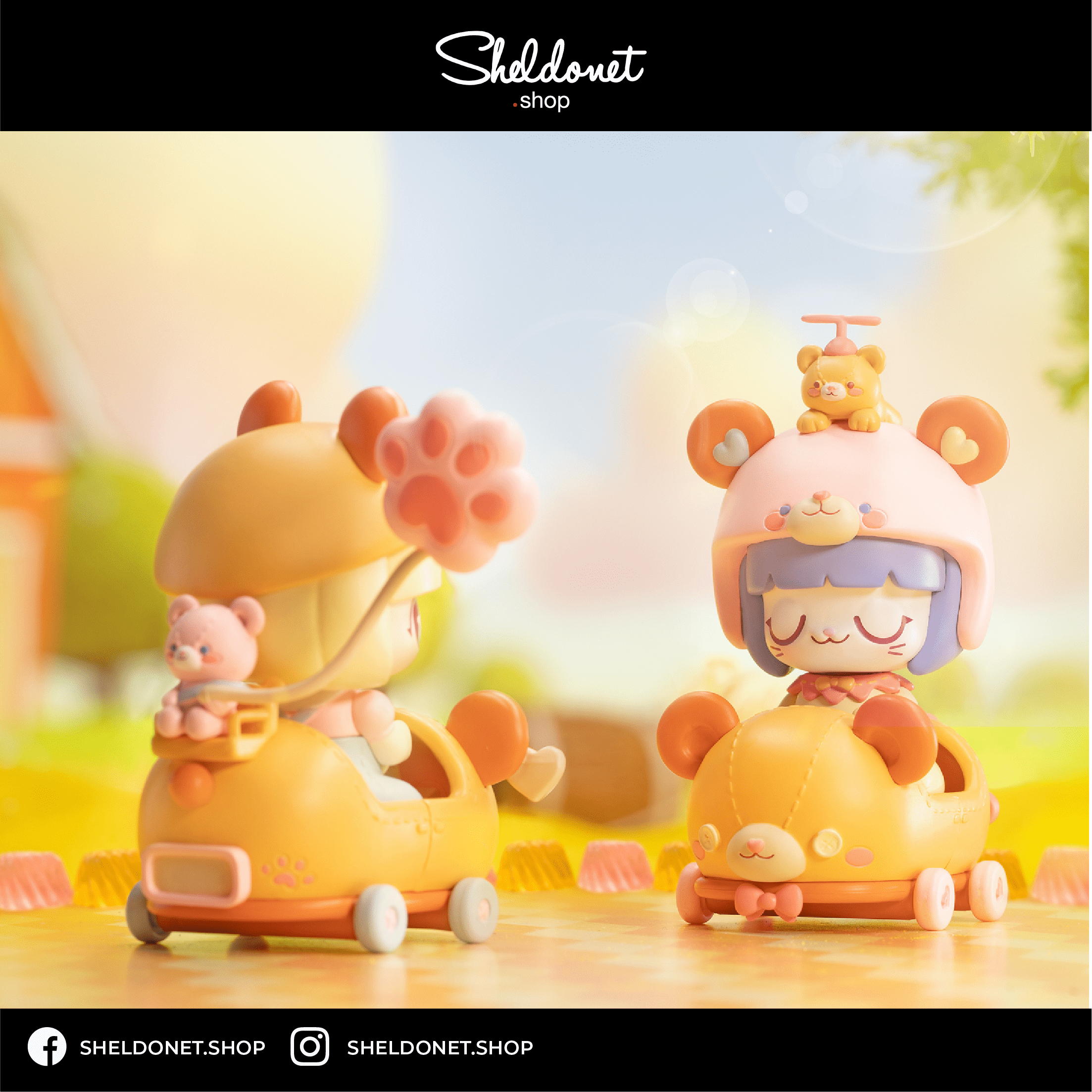 52Toys: Kimmy & Miki - Baby Bumper Cars (10+1+1) | Sheldonet Toy Store