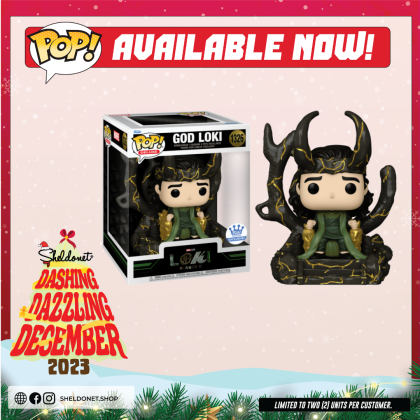 Pop! Deluxe: Loki Season 2 - God Loki [Exclusive] | Sheldonet Toy