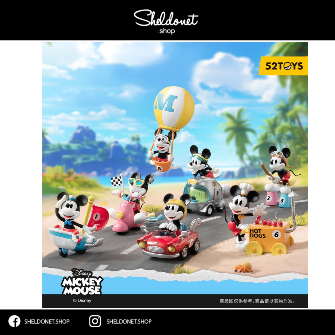 52TOYS: Disney Mickey - Setting Off (6+1) | Sheldonet Toy Store