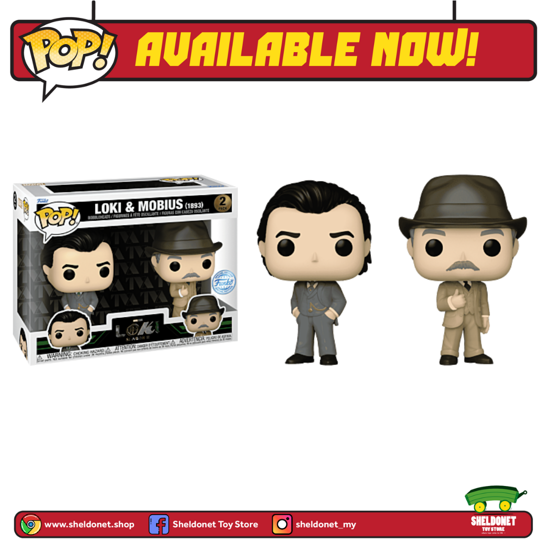 Pop! Marvel: Loki Season 2- Loki & Mobius (1893) (2-Pack