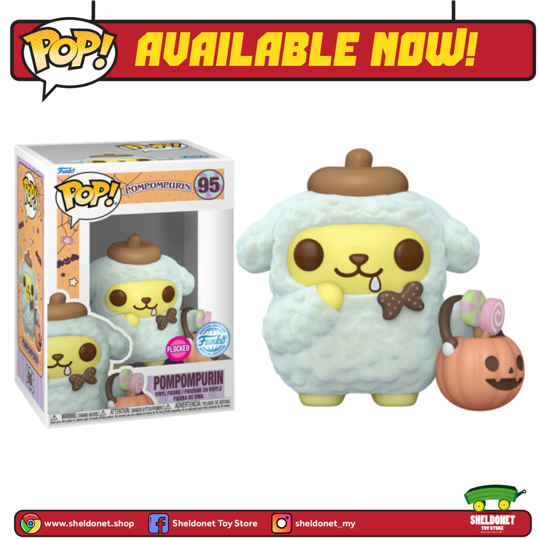 Pop! Sanrio: Pompompurin - Pompompurin Halloween (Flocked
