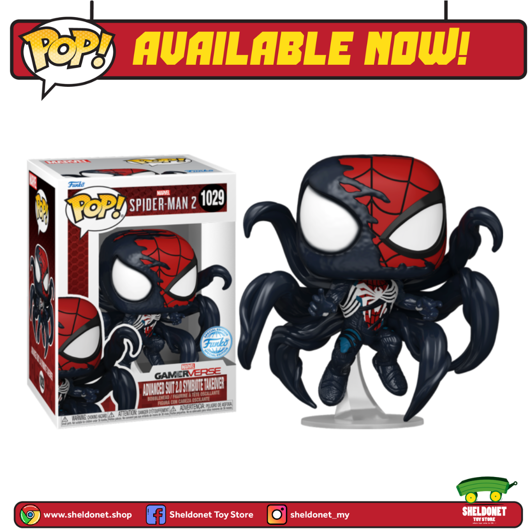 Pop! Games: Marvel's Spider-Man 2 - Advanced Suit 2.0 Symbiote