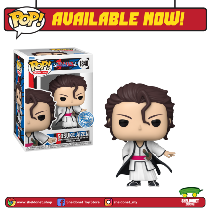 FUNKO POP! BLEACH: Sosuke Aizen # 1840 Funko Shop Exclusive Chase Bundle EUR 112,60 - DE