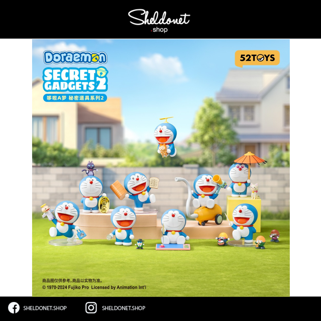 52TOYS: Doraemon Magic Gadget Series 2 (8+1) | Sheldonet Toy Store