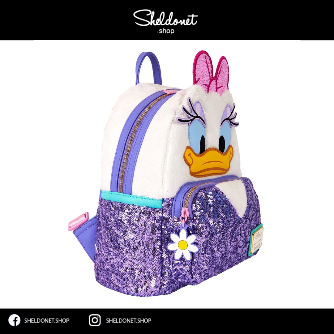 daisy duck loungefly mini backpack Disney Plush : Clothing, Shoes & Jewelry day wear Loungefly Disney Daisy Duck Figural