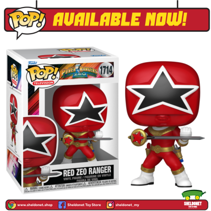Pop! TV: Power Rangers Zeo - Red Zeo Ranger | Sheldonet Toy Store