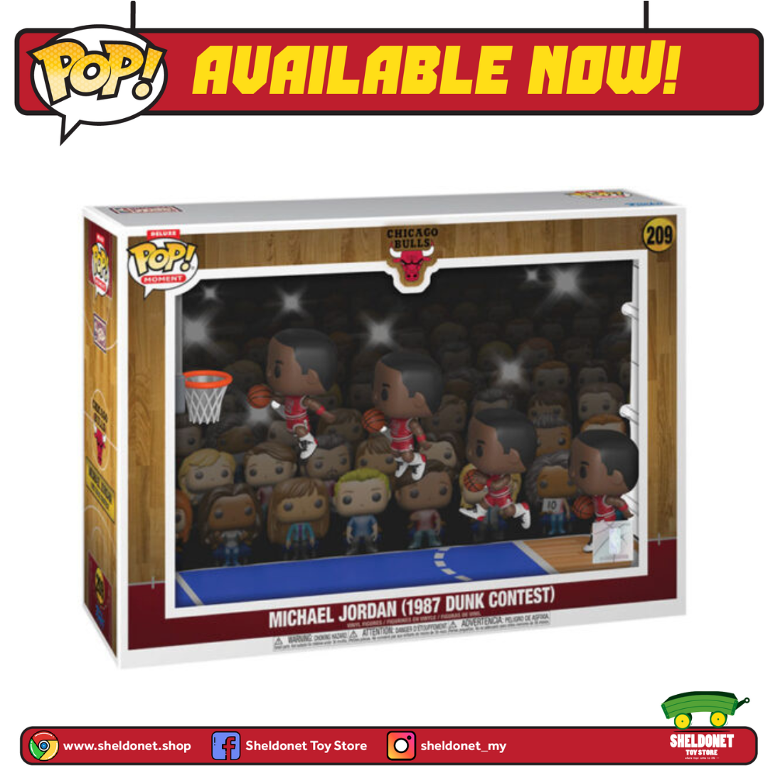 Pop! Moments Deluxe: Chicago Bulls - Michael Jordan ('87 Dunk