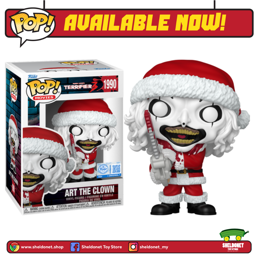 Pop! Movies: Terrifier 3 - Art With Chainsaw (Bloody) [Exclusive