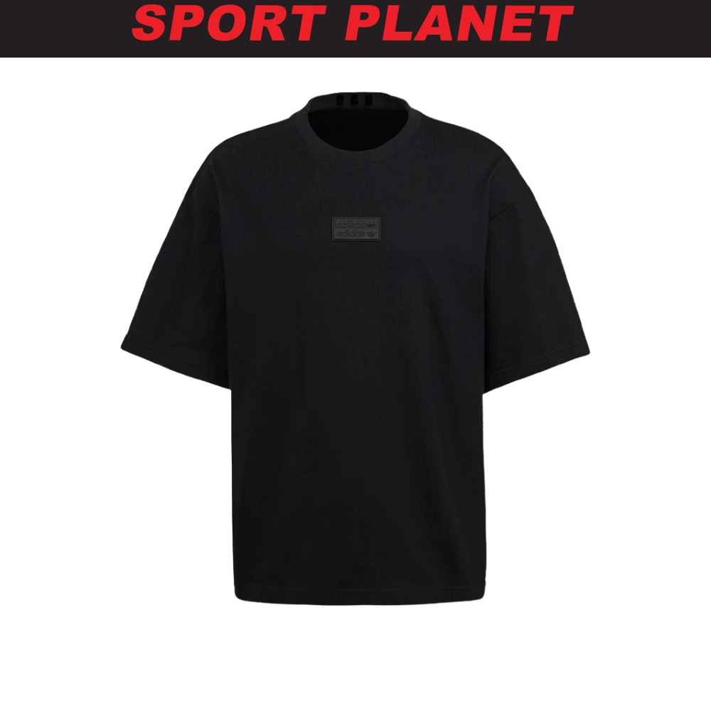 adidas Bunga Men Oversize Silicone Badge Tee Shirt Baju