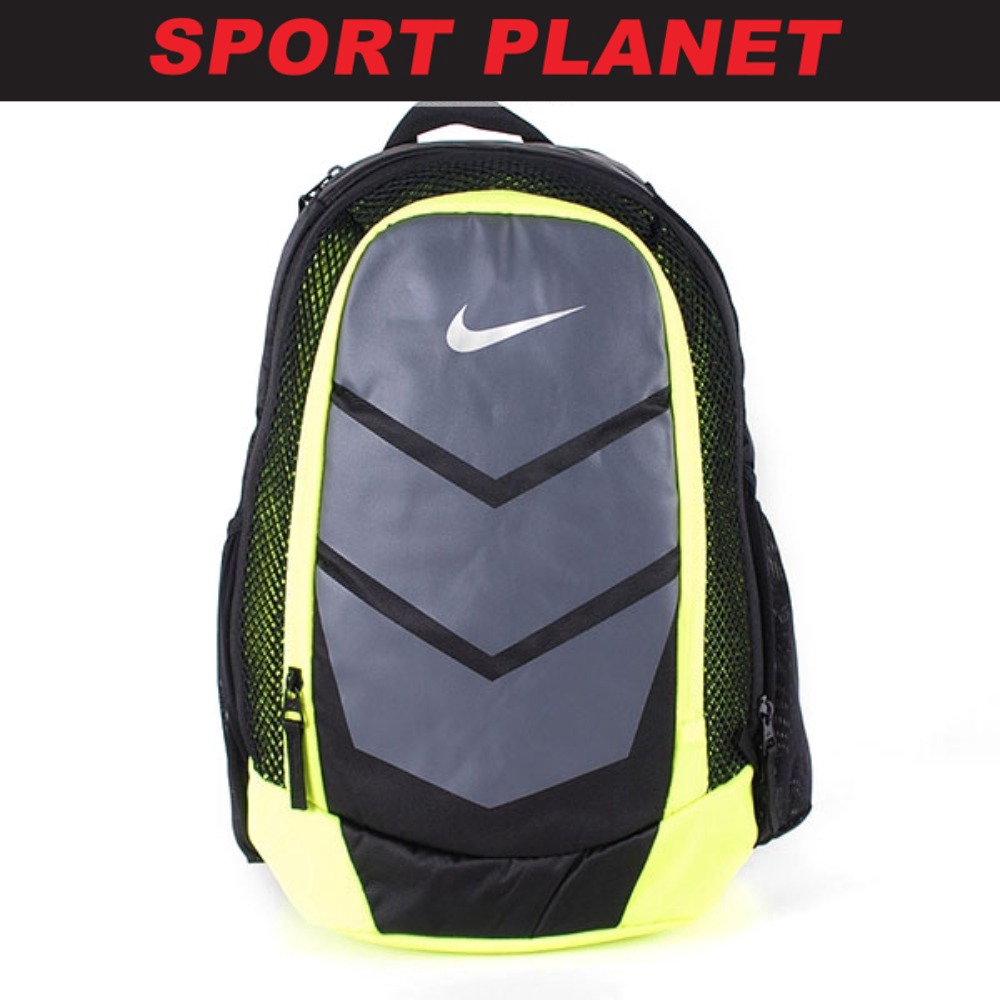 neon green nike backpack Futura X 3 Brand Daypack - Black - One Size (21L) weather days Neon Green Nike Max Air