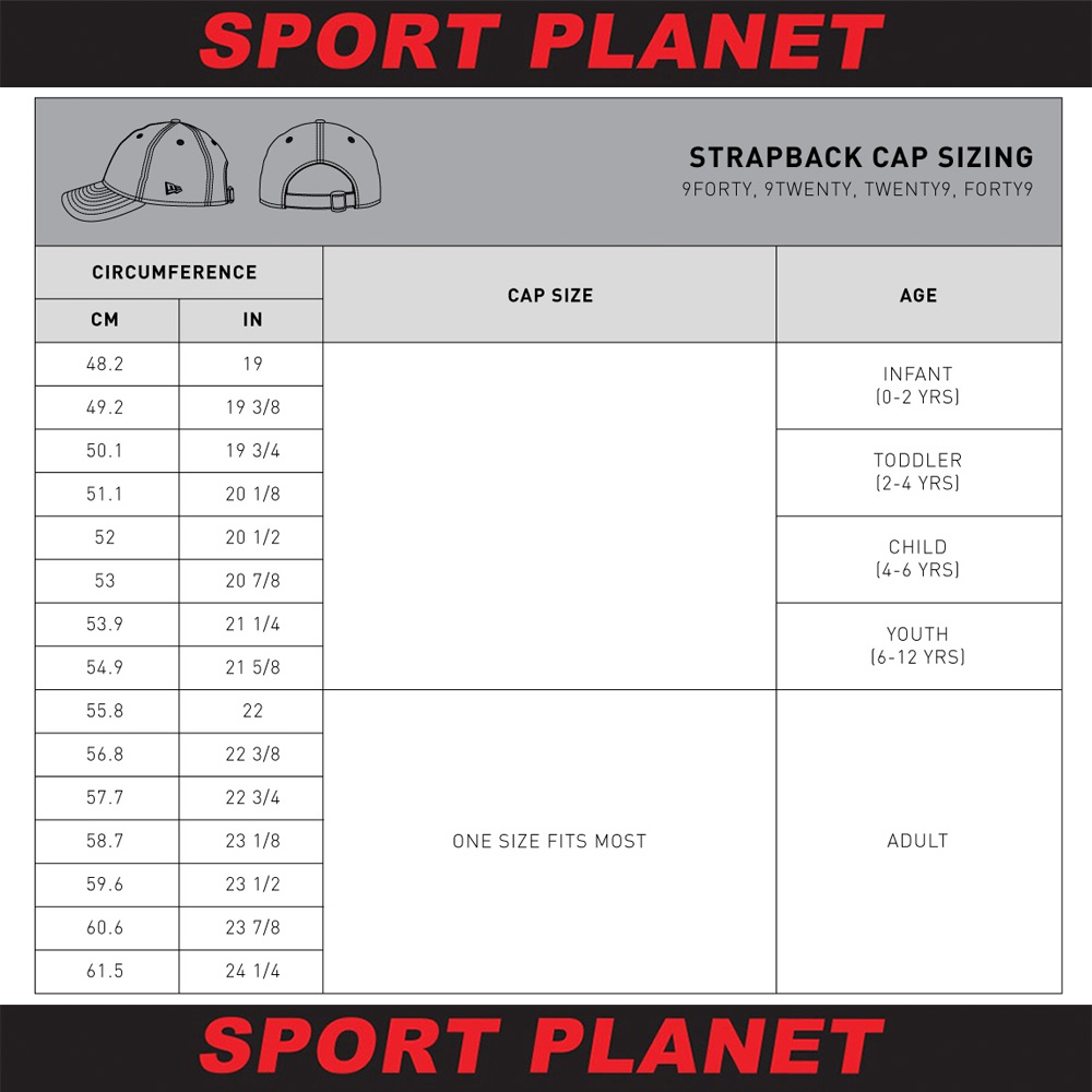 Hat Styles 9fifty 59fifty Cap Size Chart New Era Boston Red Sox