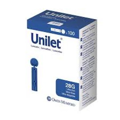 Unilet Excelite 28g 100's box | UMH Pharmacy