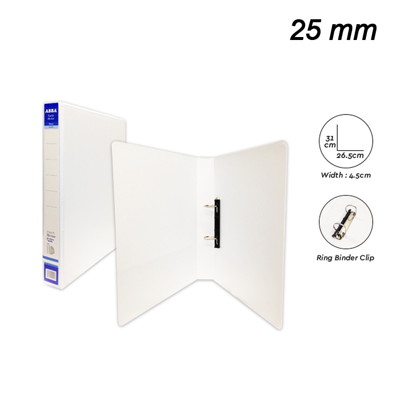 Office Products Archive Clip - Pack Of 50 - White E-Clip 8 Cm