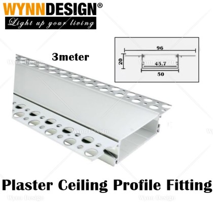 Wynn Design [3meter 300cm] Plaster Ceiling [Aluminium Profile Fitting ...