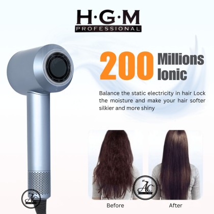 HGM X-SU7 Powerful Ionic Hair Dryer Professional Salon Use