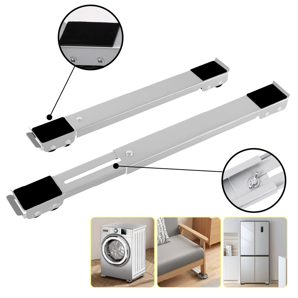 1Pair Adjustable Roller Furniture Movers Up to 227kg Furniture Mover  Washing Machine Refrigerator | AIK HUAT HARDWARE - One Stop Building  Solution