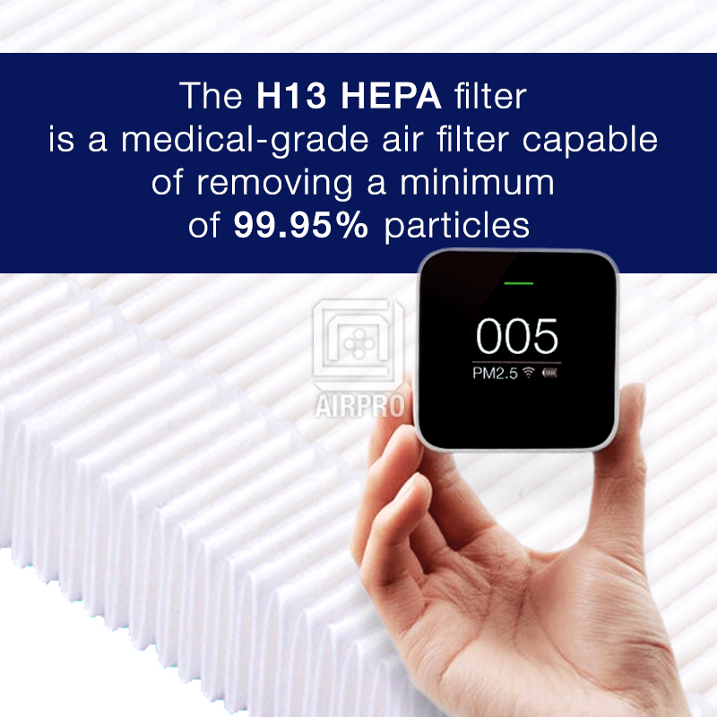 Blueair HealthProtect 7400 SmartFilter – Filtro Original Para Purificadores 7470i Y 7440i, Elimina Polvo Y Alérgenos, Tecnología GermShield